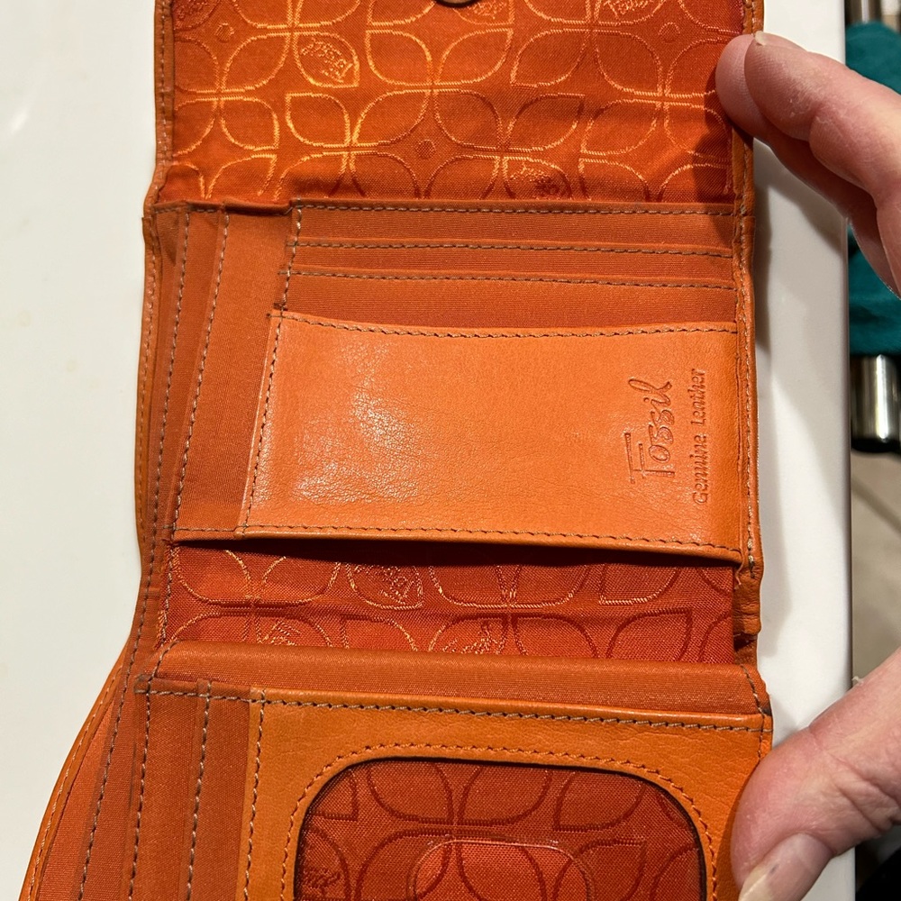 Fossil leather wallet - Picture 8 of 13